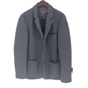 Slate & Stone Houndstooth Blazer Black White Gray Casual